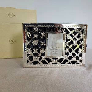Lenox Our Baby 4x6 Silver Plated Photo Album